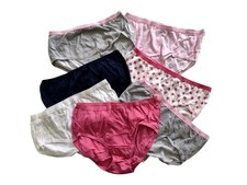 Fruit Of The Loom Girl Briefs Size 14 Lot of 7 Pr Cotton Underwear -G7