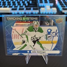 2025-26 Upper Deck #TS-19 Jake Oettinger Tracking Systems