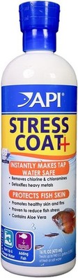 ''API STRESS COAT Aquarium Water Conditioner 16-Ounce Bottle ''