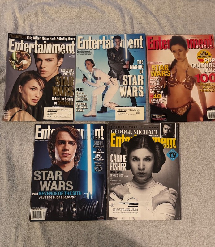 Star Wars Magazines Lot Of 14 - Entertainment Weekly, TIME, Rolling Stone