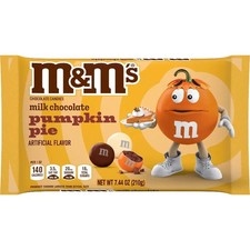 M&M's 7.44 oz PUMPKIN PIE Milk Chocolate Candies Limited Edition ** BB 4/2026 **