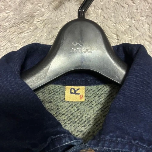 45R 45rpm Cotton Jacket Sweat Outerwear Indigo Dyed Blue Size-M Excellent image 2