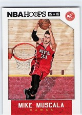 2015-16 Hoops #16 Mike Muscala Atlanta Hawks