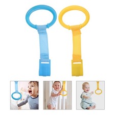 Infant Crib Pull Rings Baby Bed Hanging Rings Durable Plastic Walking Aid