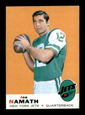 1969 Topps #100 Joe Namath   VGEX X3334803