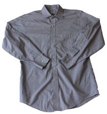 Brooks Brothers Regent Button Up Shirt Men's Size 16-34 Blue Check Supima