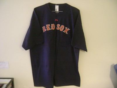 J.Beckett Red Sox Navy T-Shirt 2XL NEW -9-