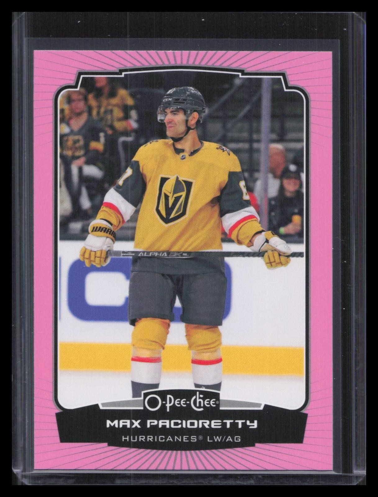 Max Pacioretty 2022-23 O-Pee-Chee #183 Neon-Pink-Border #/75