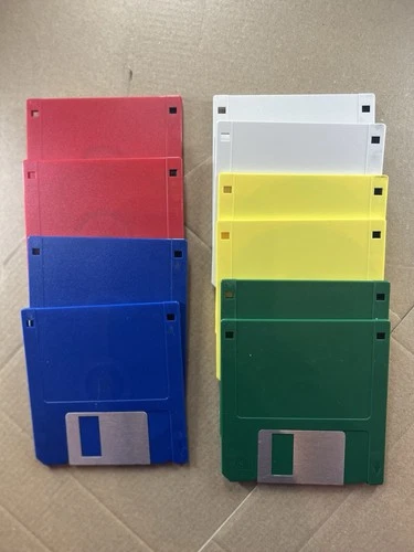 10x CH Chinon Disketten 3,5" HD 1.44MB formatiert getestet bunt gemischt