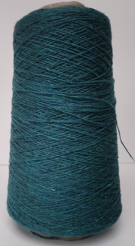 2ply Soft Donegal Tweed Knitting Wool Cone Blue - 200g 2811-A - Picture 4 of 4