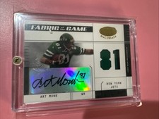 2003 LEAF CERTIFIED ART MONK 2 COLOR AUTO GJ CARD SERIAL #76/81