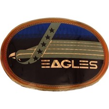 Eagles Aucoin Pacifica Rock Roll Music Hippie Band 1970s Vintage Belt Buckle