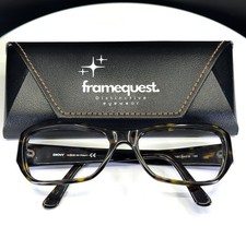VTG DKNY DY 4009 3016/3 Womens Brown Tortoise Rectangle Eyeglasses FRAMES ONLY