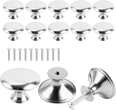 Möbelknöpfe Edelstahl rund 30mm für Schränke Schubladen Möbelküchen Schlafzimmer