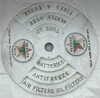 Texaco Lollipop Vintage Cast Iron Service Station Sign Display Base Advertising