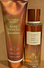 Victoria s Secret Bare Vanilla Vacation Fragrance Mist 8.4oz Lotion Gift Set