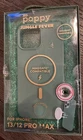 NIB XO Poppy Brand Silicone Phone Case Jungle Fever Green iPhone 13 / 12 Pro Max
