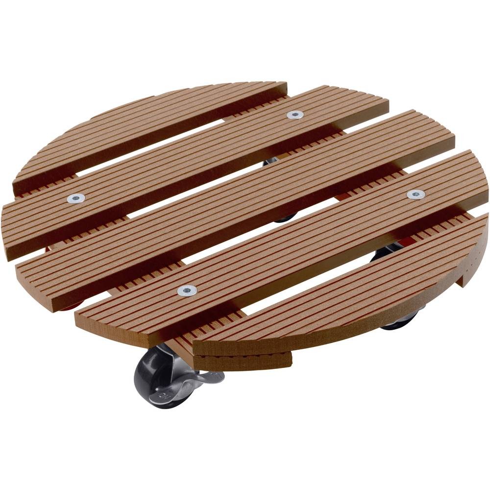 Chariot de transport pour plantes Metafranc support WPC de balcon
