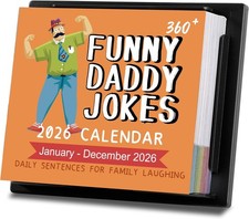 2026 Desk Calendar - 2026 Daily Calendar, Fun...