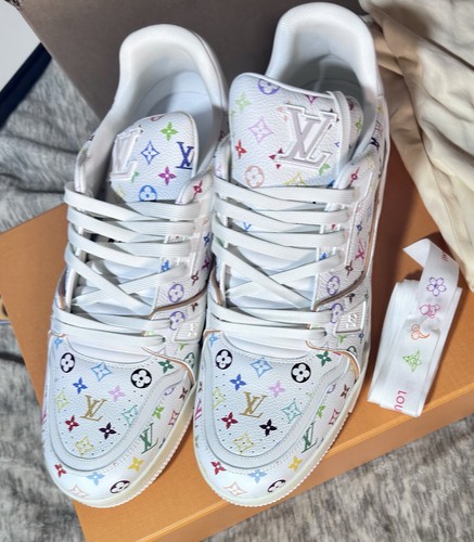 AUSVERKAUFT! Louis Vuitton x Takashi Murakami 1AHEKG HERREN Sneaker Turnschuhe Gr. 11 - Bild 6 von 12