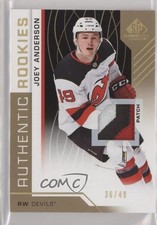 2018-19 SP Game Used Gold Spectrum Premium Material 36/49 Joey Anderson #130 s6d