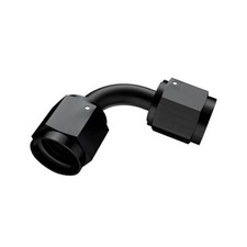 4AN Female to 4AN Female Aluminum Black 90 Degree Swivel 4AN-4AN-90 90 Degree-1