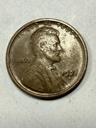 ** 1921-S LINCOLN CENT-  VF+  (UPGRADE THAT SPOT IN YOUR SET)  PRICED TO SELL **