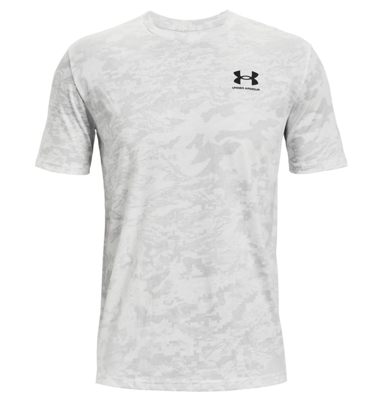 Under Armour Training T-Shirt UA Camo White Loose Fit Men's Medium 1357727-100
