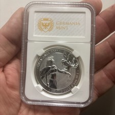 Germania 2020 5 Mark - Germania 1 Oz 999.9 Silver BU Coin. FIRST STRIKE Fantasy?