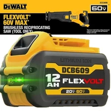 12.0AH DCB609-2 For DEWALT DCB612 20V/60V MAX FLEXVOLT Lithium-Ion Battery