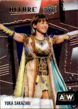 YUKA SAKAZAKI 2022 Upper Deck Allure AEW Base #44 Pro Wrestling Trading Card