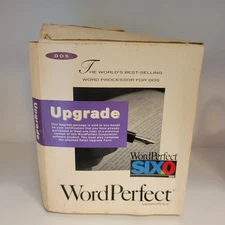Windows WordPerfect Version 6.0 Word Processor Software Vintage DOS