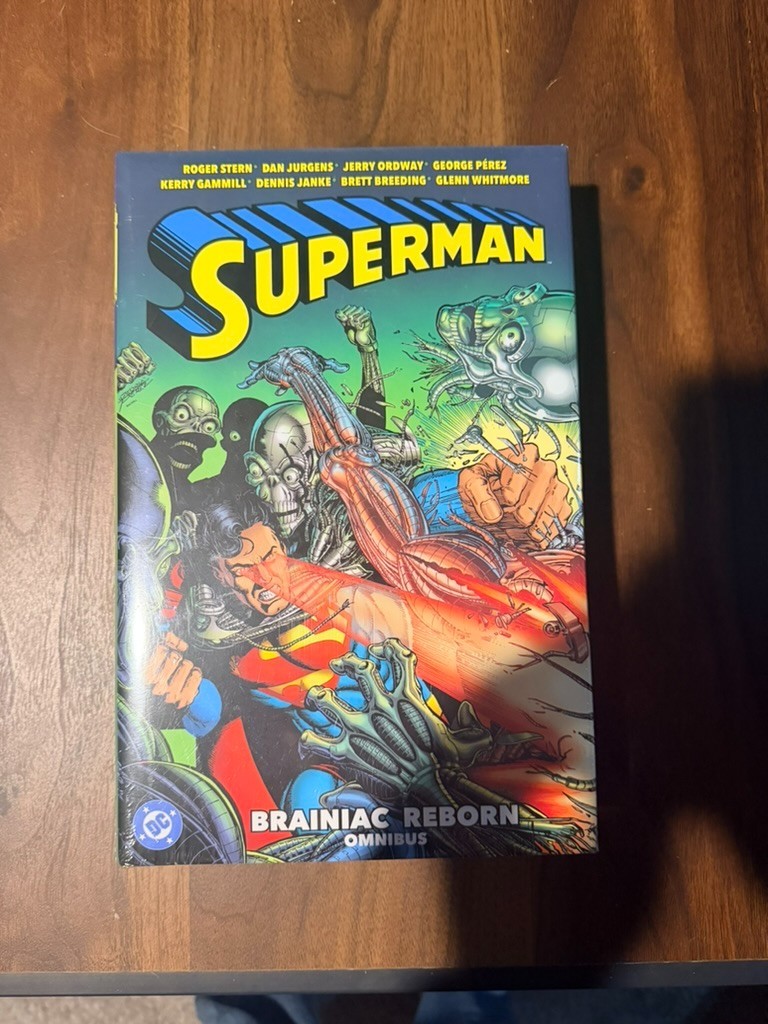 Superman Brainiac Reborn Omnibus DC Comics HC Action Adventures New Sealed