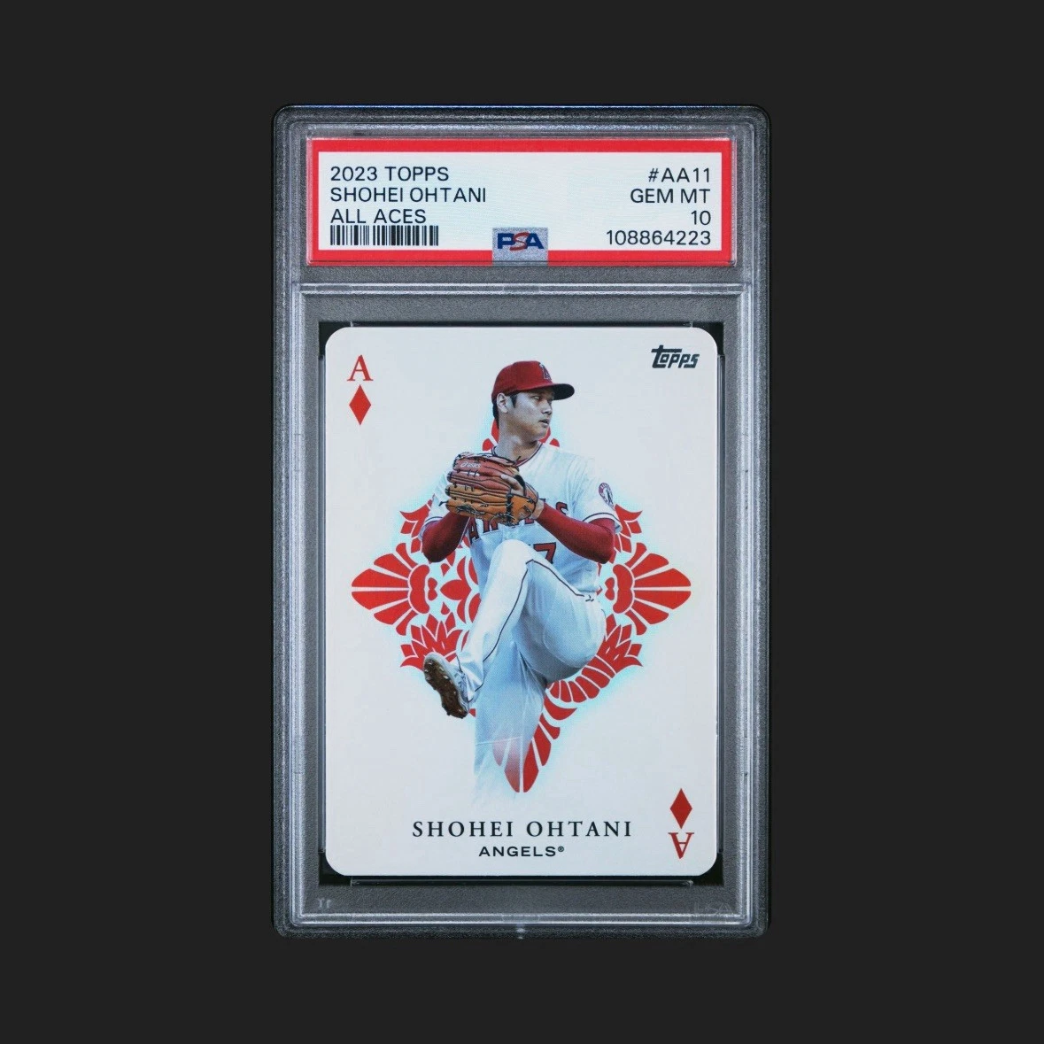 Shohei Ohtani trading card