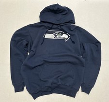 NFL Team Apparel Seahawks Football Pullover Hoodie Size M