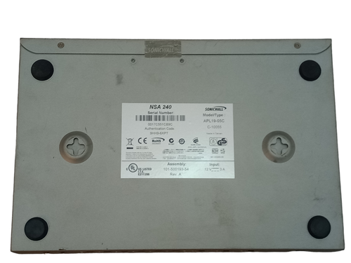 APL19-05C Sonicwall NSA 240 Rev. A Firewall/Network Security Appliance | Works! - Picture 5 of 7