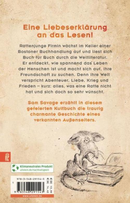 Thumbnail - Firmin - Ein Rattenleben Sam Savage