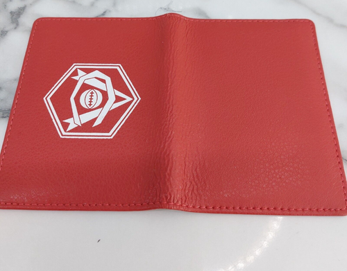 Retro /Antique Arsenal Highbury Logo Real Leather Card Wallet Travel Card - Picture 3 of 4