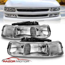 1999- 2002 For Chevy Silverado2000-2006 Tahoesuburban Chrome Headlights