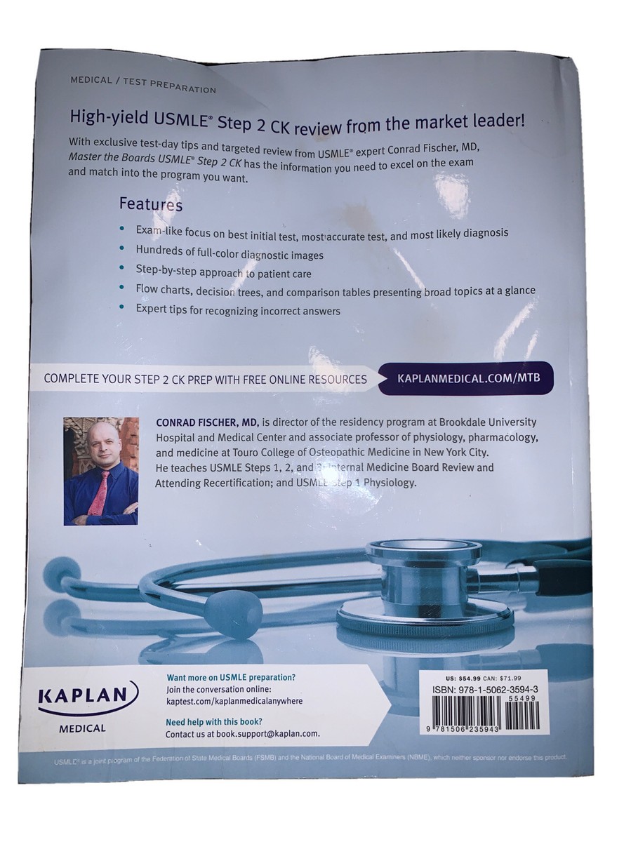 Kaplan Medical Master the Boards USMLE Step CK 5th edition