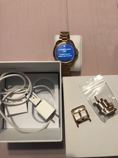 michael kors access touchscreen rose gold bradshaw smartwatch mkt5004