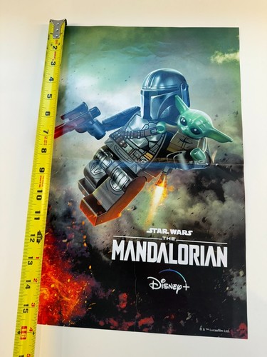 Lego Star Wars The Mandalorian Star Wars Celebration 2023 Exclusive Poster 10x16 - Picture 6 of 7