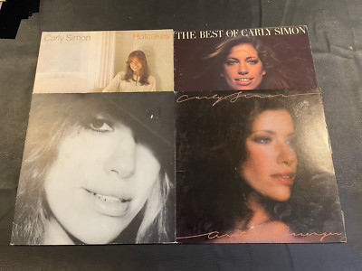 (4) LP LOT CARLEY SIMON-ANOTHER PASSENGER-HOTCAKES-BEST OFCARLEY SIMON-SPY