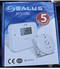 Salus RT510BC Wireless Programmable Room Thermostat and Boiler Controller -  White for sale online | eBay