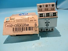 NEW ALLEN-BRADLEY 1492-CB3G250 3 POLE 25A CIRCUIT BREAKER