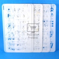 Various 4"x7" Stencil Sheets Journaling Cardmaking Scrapbooking Sold Separately