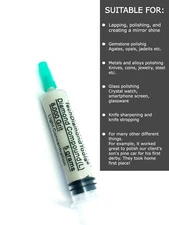 Diamond Paste Compound Polishing Lapidary 8,000 (L) Grit 5 Gram $12.99 USA MADE