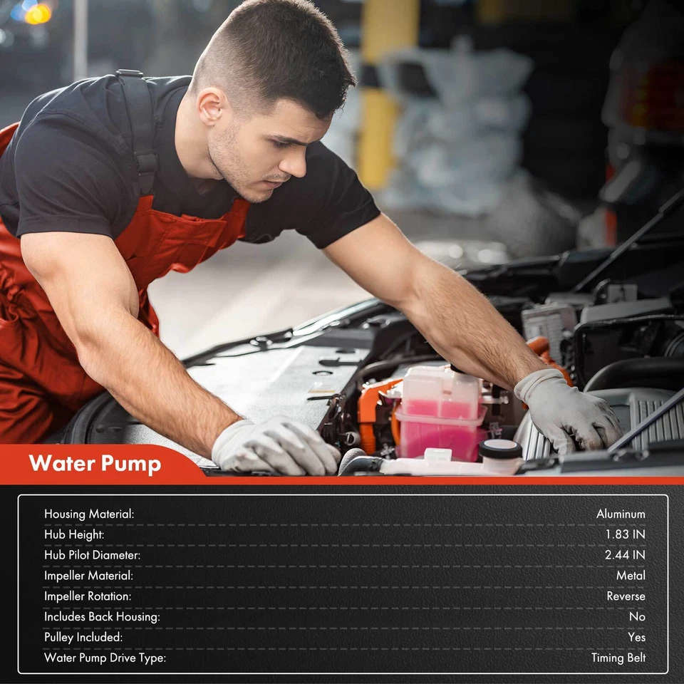 Bomba de agua del motor para Toyota Camry 1984-1986 Corolla 1984-1985 SOHC 1610069085 Foto 2 de 4