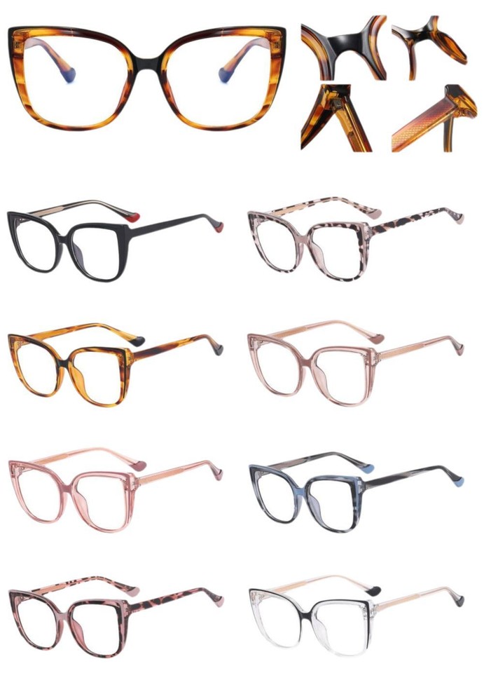 Artisan Square Oversized Frame Stylish Bifocals Reading Glasses Readers