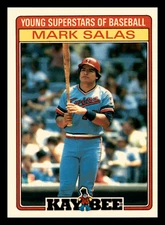 1986 Topps Kay-Bee Young Superstars of Baseball Mark Salas  #28